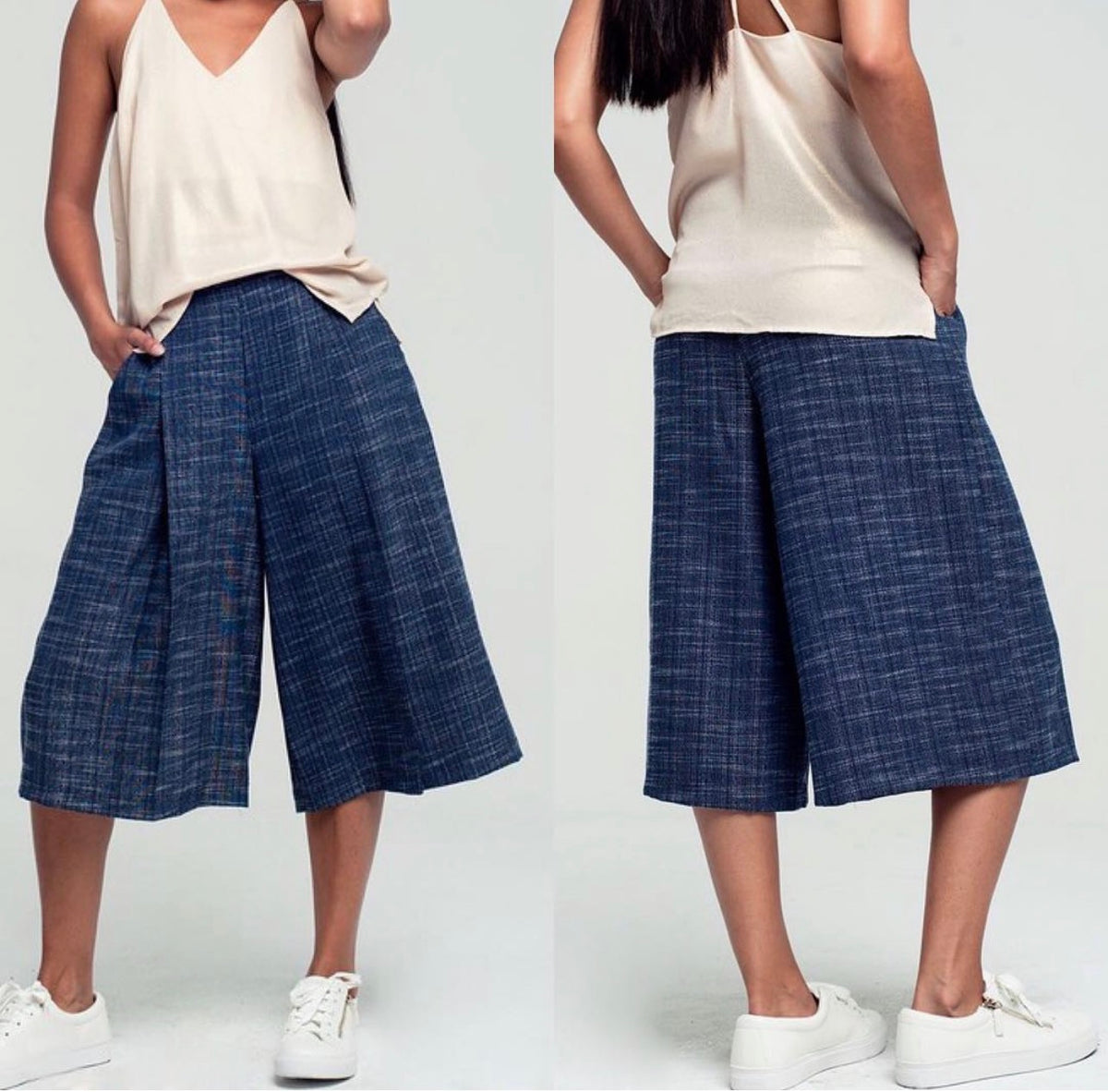Denim Like Culottes