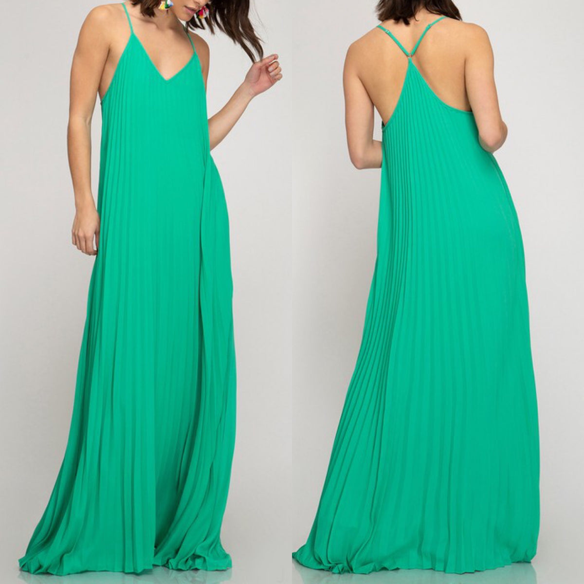 The Pleated Maxi