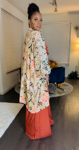 Tribal Print Kimono