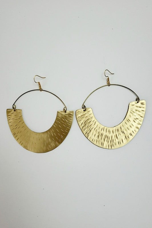 Cutout Hoop Earrings