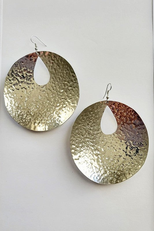 Concave Silver Earrings