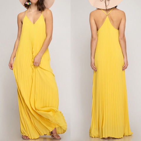 The Pleated Maxi
