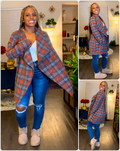 Draped Coat – Closet On The Ave